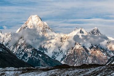 Gasherbrum IV  Peak view from base camp